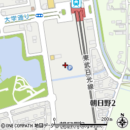 板倉町営駐車場周辺の地図