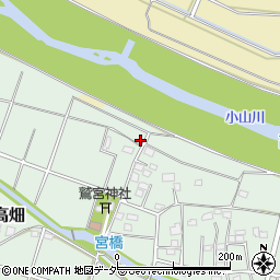 埼玉県深谷市高畑55周辺の地図