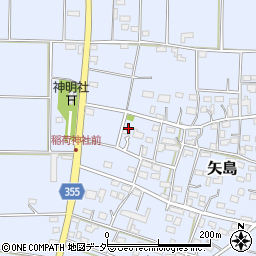 埼玉県深谷市矢島706周辺の地図