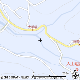 長野県松本市入山辺3843-2周辺の地図