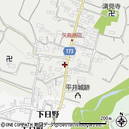 群馬県藤岡市西平井216周辺の地図