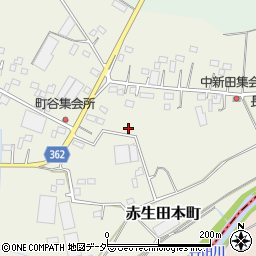 群馬県館林市赤生田本町1105周辺の地図