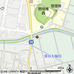 埼玉県深谷市高畑729周辺の地図