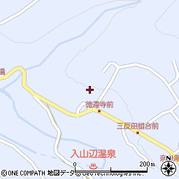 長野県松本市入山辺三反田4433周辺の地図