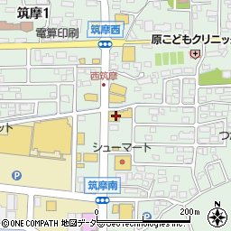 ＮＴＰトヨタ信州　筑摩店周辺の地図