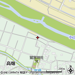 埼玉県深谷市高畑50-1周辺の地図