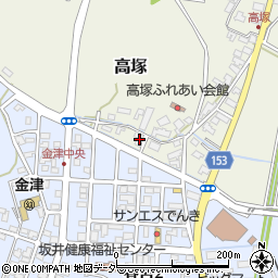 福井県あわら市高塚21周辺の地図