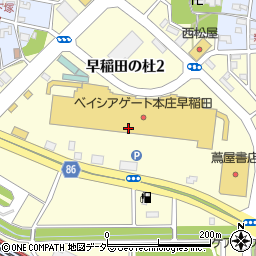 ＪＩＮＳ　本庄早稲田店周辺の地図