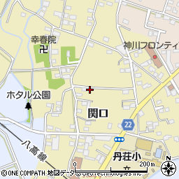 埼玉県児玉郡神川町関口周辺の地図