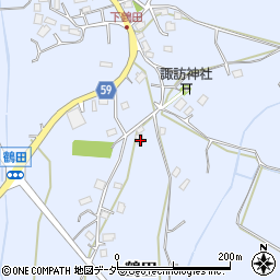 茨城県小美玉市鶴田589周辺の地図