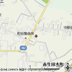 群馬県館林市赤生田本町1087-3周辺の地図