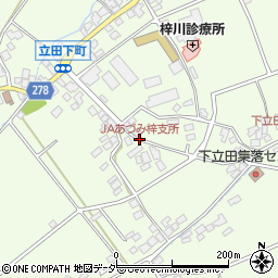 JAあづみ梓支所周辺の地図