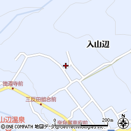 長野県松本市入山辺上手町周辺の地図