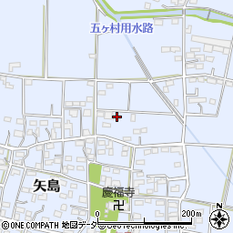 埼玉県深谷市矢島667周辺の地図