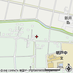 埼玉県深谷市新井523周辺の地図