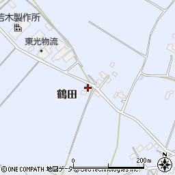 茨城県小美玉市鶴田1043周辺の地図