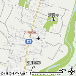 群馬県藤岡市西平井286周辺の地図