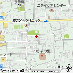 ディアス筑摩Ａ周辺の地図