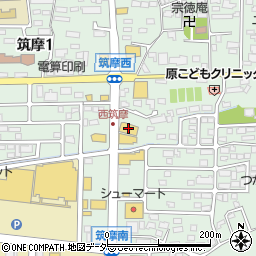 ＡＯＫＩ松本筑摩店周辺の地図