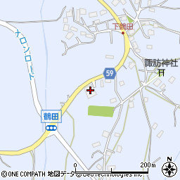 茨城県小美玉市鶴田15周辺の地図