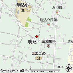 駒吉周辺の地図