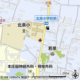 埼玉県　警察署本庄警察署北泉駐在所周辺の地図