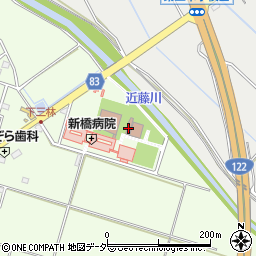 新橋病院周辺の地図