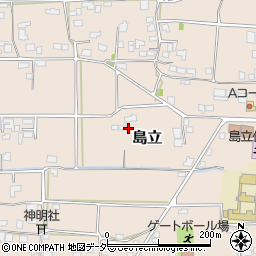 長野県松本市島立3258周辺の地図