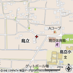 長野県松本市島立3278周辺の地図