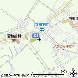 長野県松本市梓川梓2244-3周辺の地図