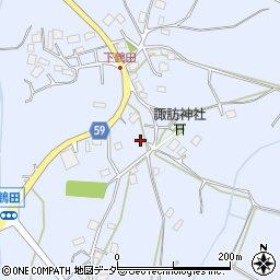 茨城県小美玉市鶴田4周辺の地図