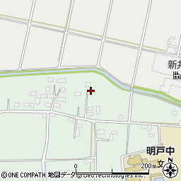 埼玉県深谷市新井695周辺の地図