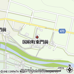 岐阜県高山市国府町東門前52周辺の地図