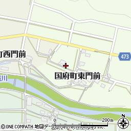 岐阜県高山市国府町東門前45周辺の地図