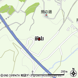 長野県佐久市前山周辺の地図