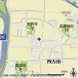 埼玉県本庄市四方田周辺の地図