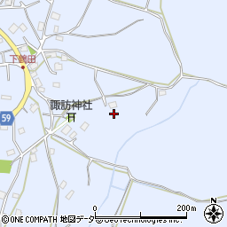茨城県小美玉市鶴田207周辺の地図