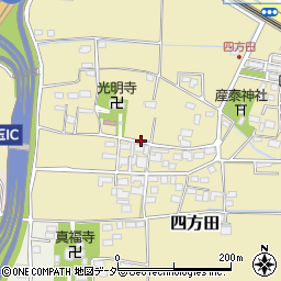 埼玉県本庄市四方田周辺の地図