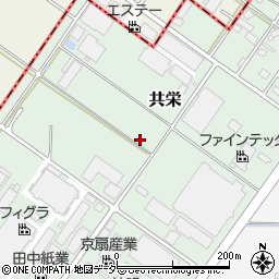 埼玉県本庄市共栄周辺の地図