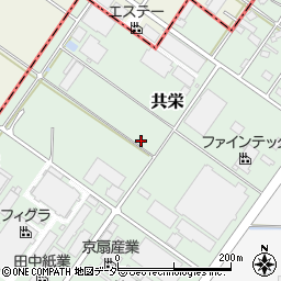埼玉県本庄市共栄周辺の地図