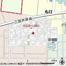 福井県あわら市西温泉周辺の地図