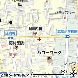 ほっともっと松本庄内店周辺の地図