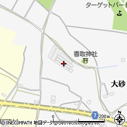 茨城県石岡市大砂10450周辺の地図