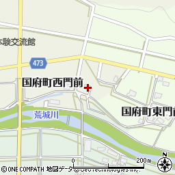 岐阜県高山市国府町西門前27周辺の地図
