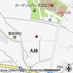 茨城県石岡市大砂10525周辺の地図