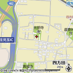 四方田公会堂周辺の地図