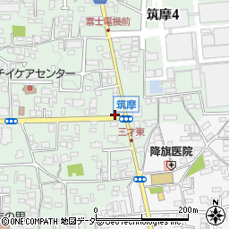 筑摩周辺の地図