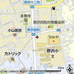 八十二銀行野沢支店周辺の地図