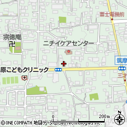 松本筑摩東郵便局 ＡＴＭ周辺の地図