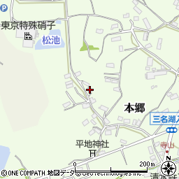 群馬県藤岡市本郷1441-2周辺の地図